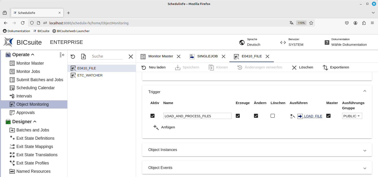 Object Monitoring Triggers